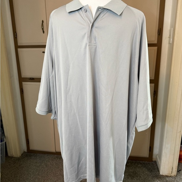 Gray Polo Shirt XXL Smooth Fabric - Picture 4 of 7